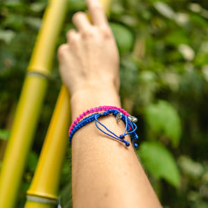 PINK FALL BRAIDED BRACELET 🌲